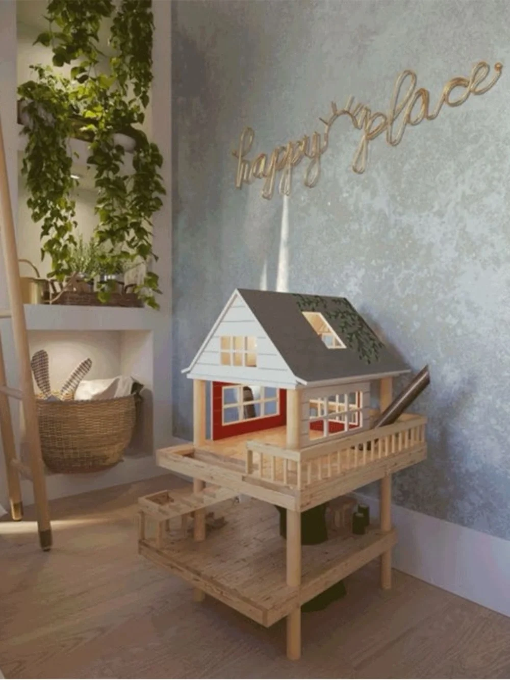 Crate & Barrel Sun Happy Place Metal Wall Decor